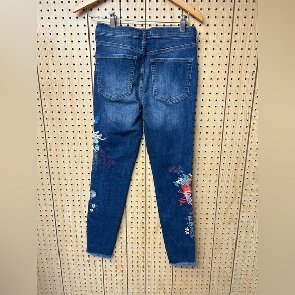 Free People Embroidered Skinny Jeans - Picture 3 of 6